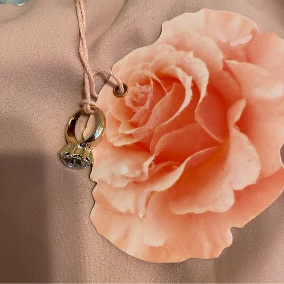 Show Me Your Mumu Eliza One Shoulder Pink Chiffon Bridesmaid Dress Size XS NWT - Picture 4 of 8